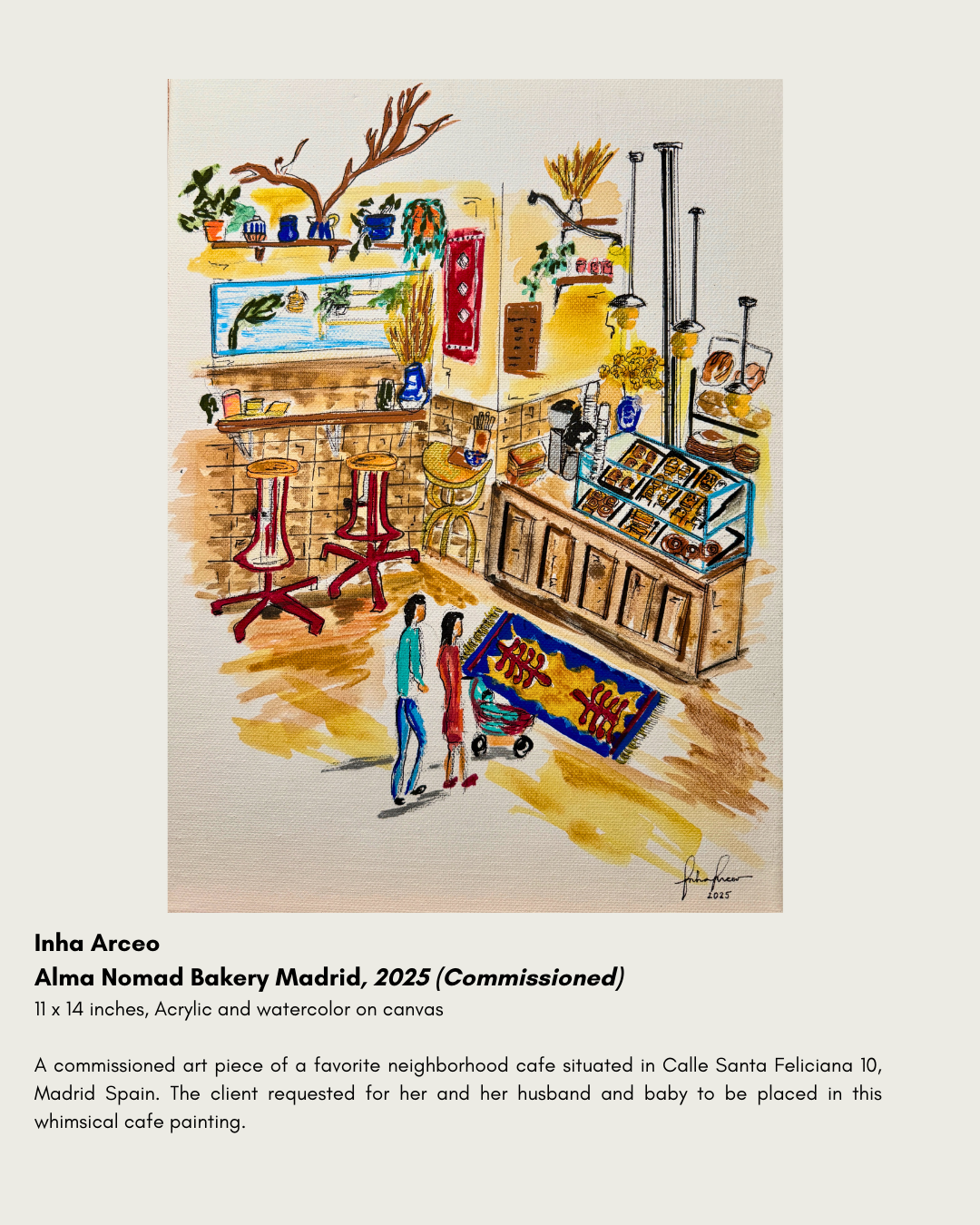 Alma Nomad Bakery Madrid, 2025 (Commissioned)