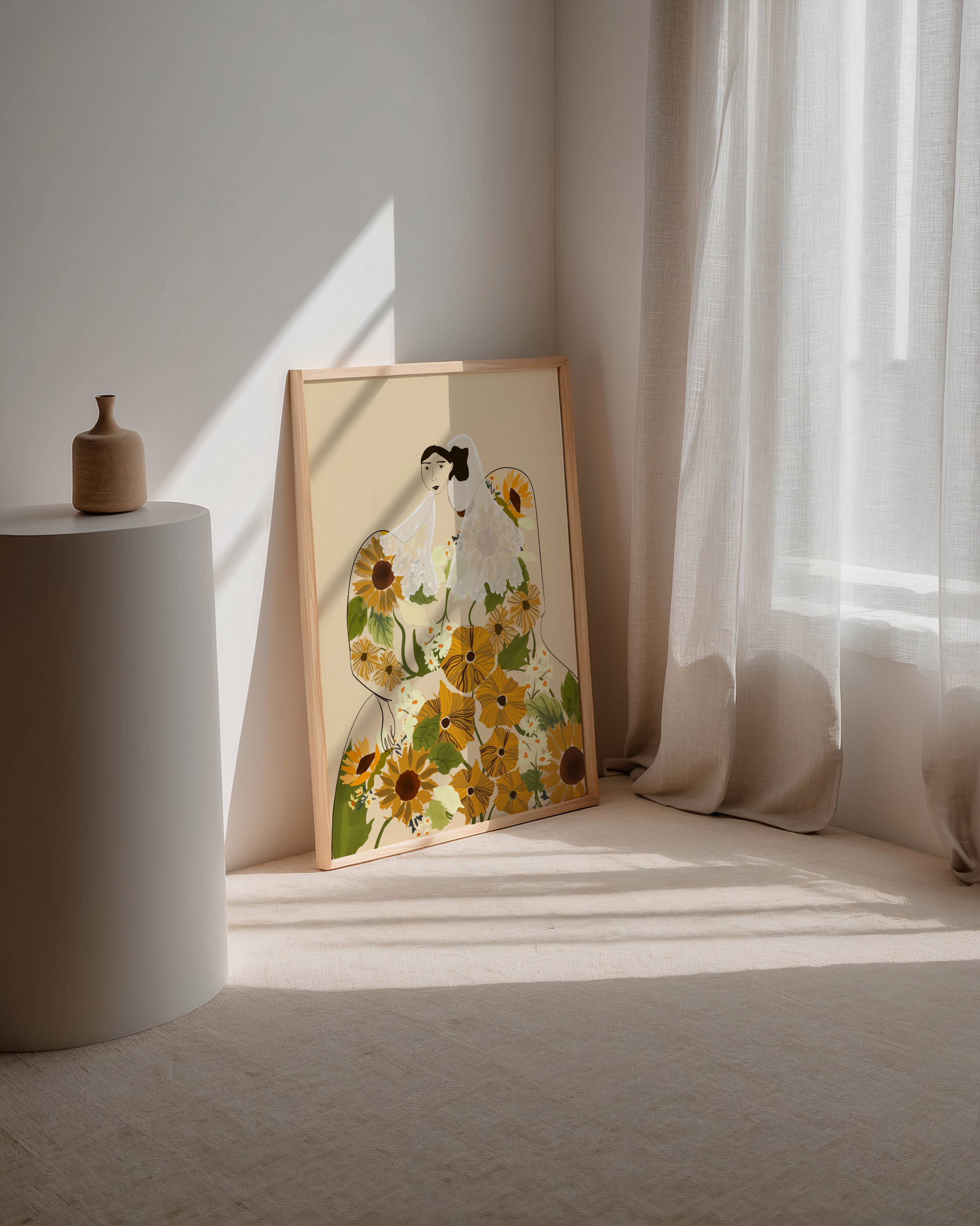 Sunflower Lady (Limited Print)
