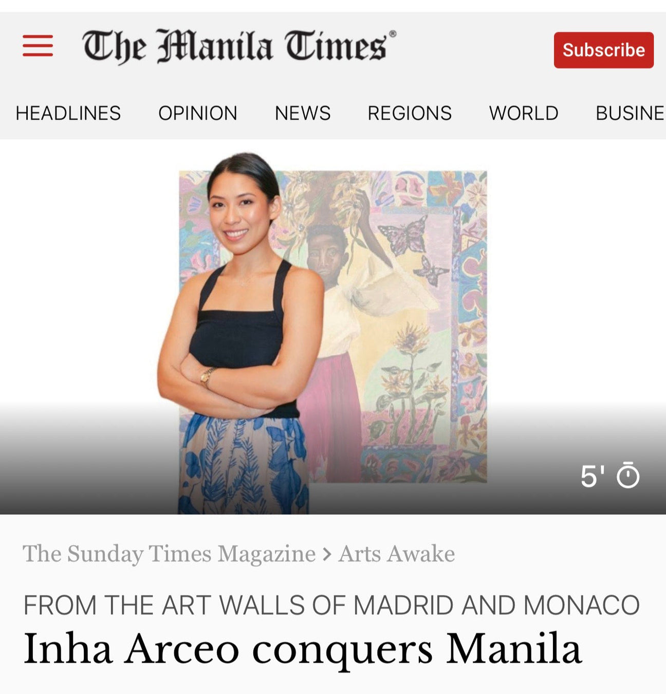 Inha Arceo Conquers Manila