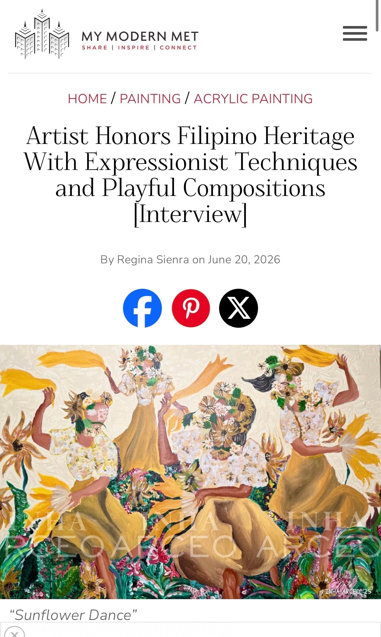 Artist Honors Filipino Heritage With Expressionist Techniques and Playful Compositions [Interview]