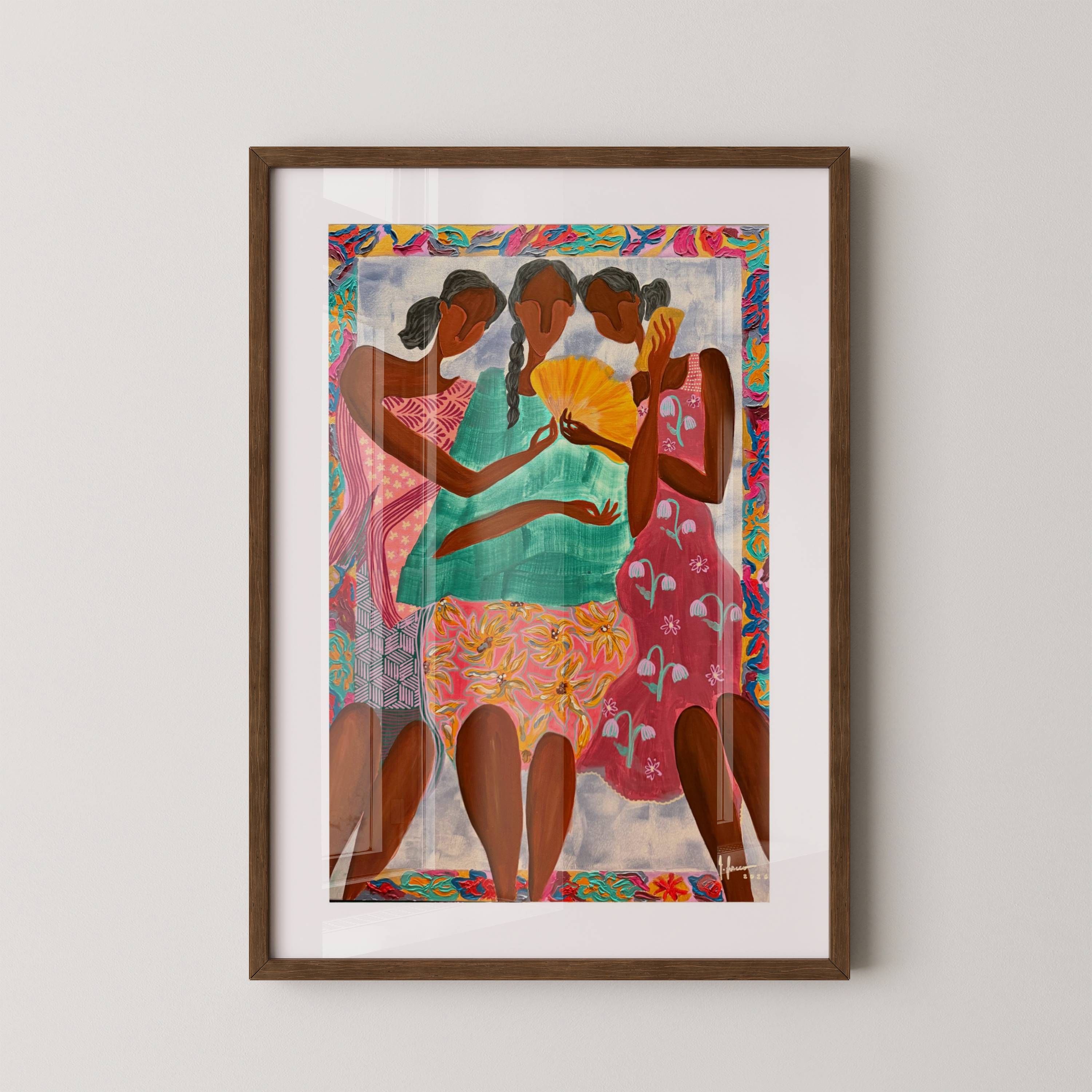 "Mga Marites" (The Gossipers) Framed Print