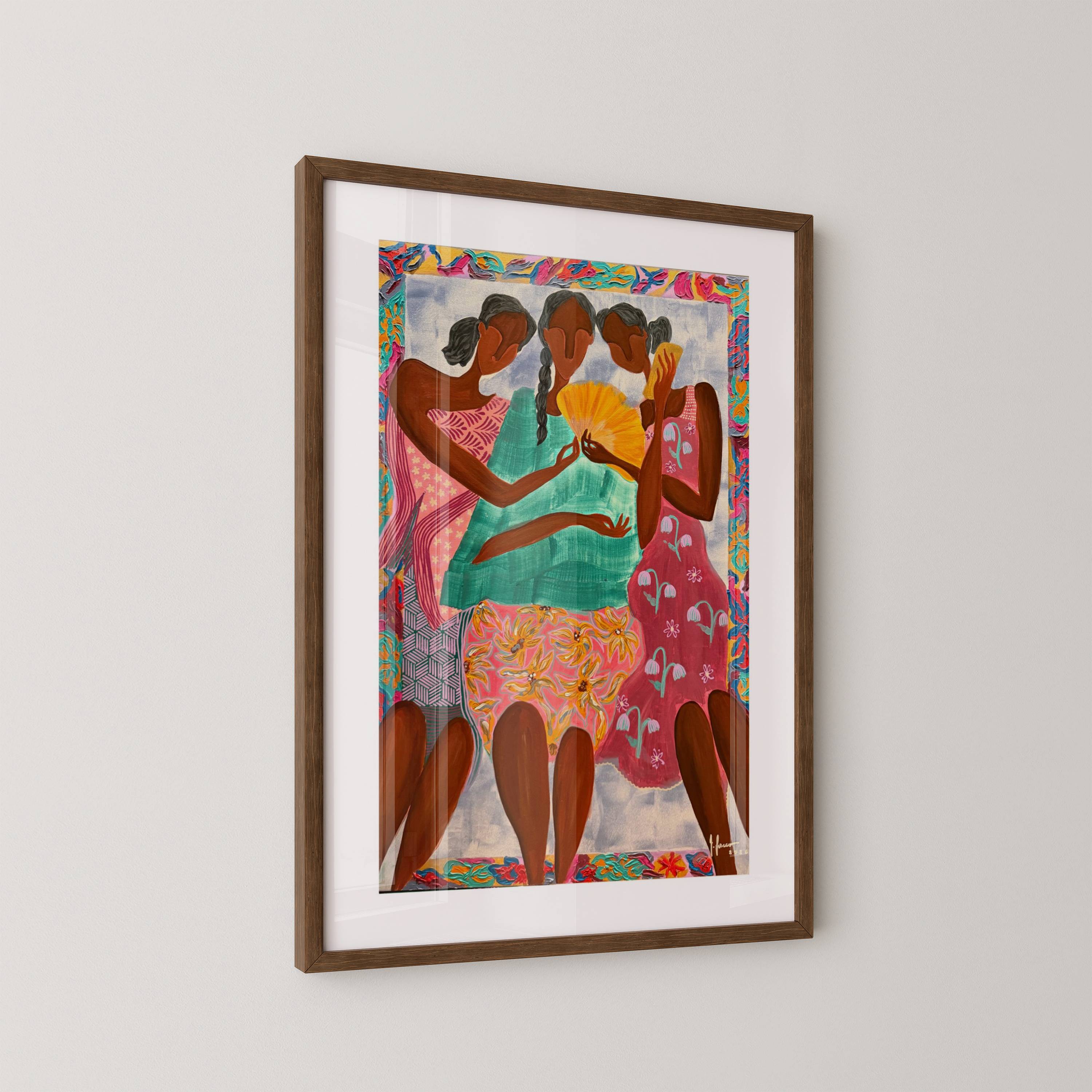 "Mga Marites" (The Gossipers) Framed Print