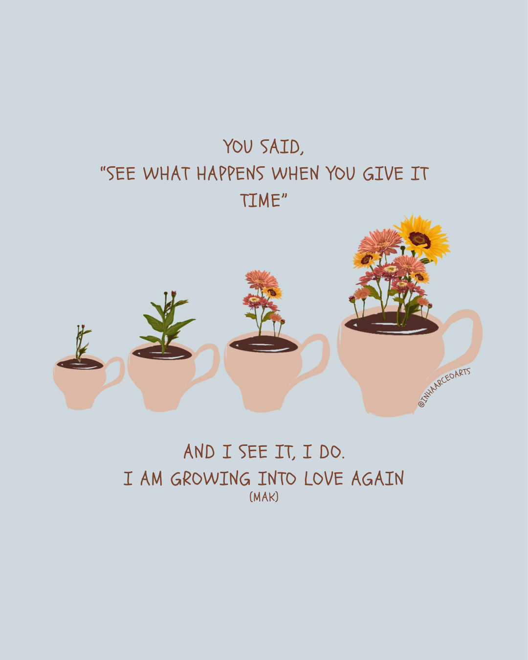 I am Growing into Love Again