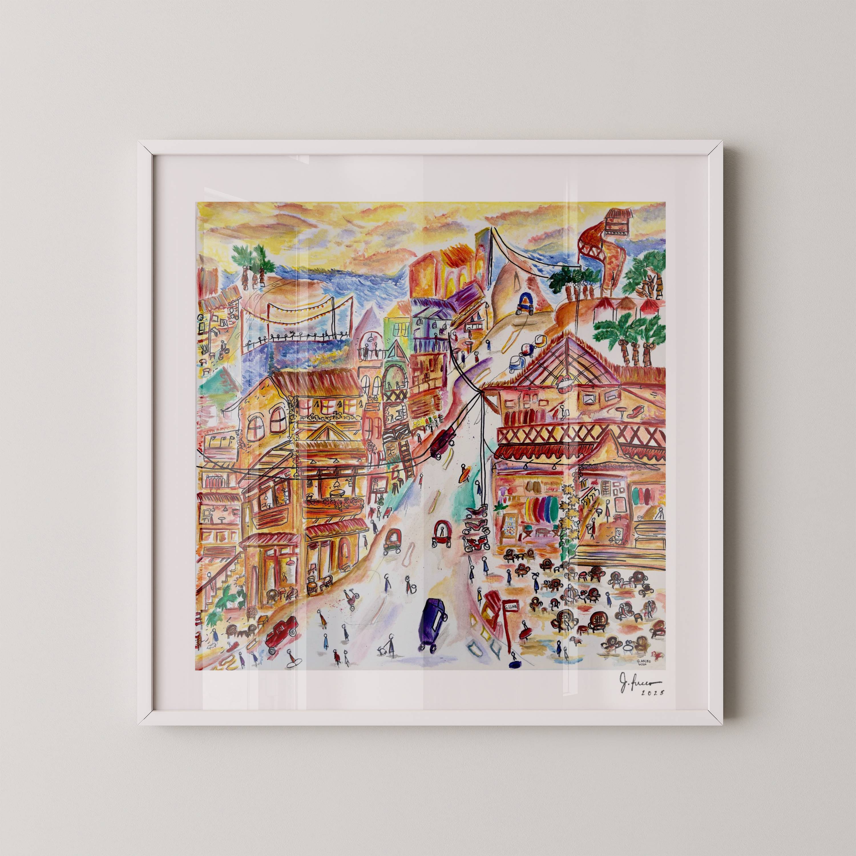Siargao General Luna Village Poster Print (Limited Print)