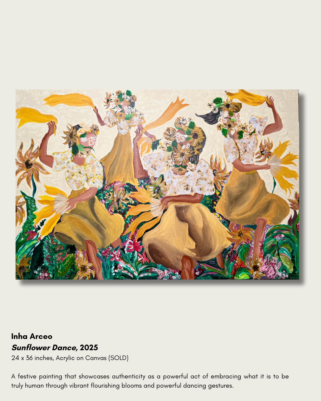 Sunflower Dance, 2025 (SOLD)