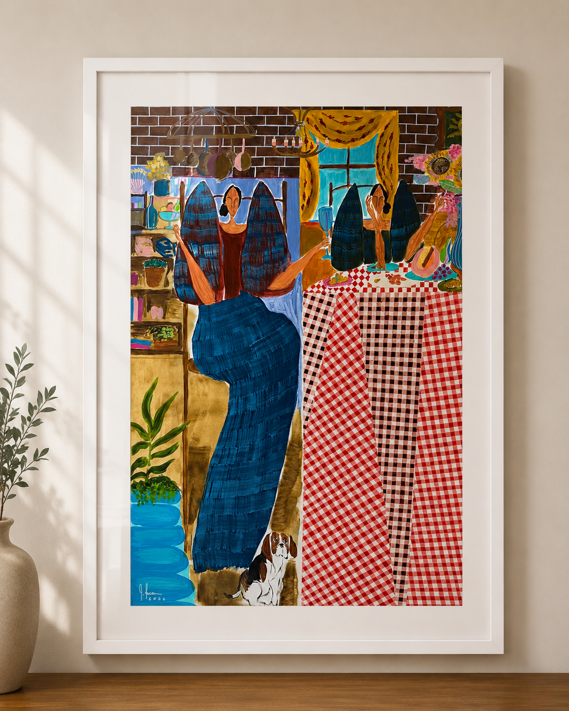 Friends Part 1 Framed Print