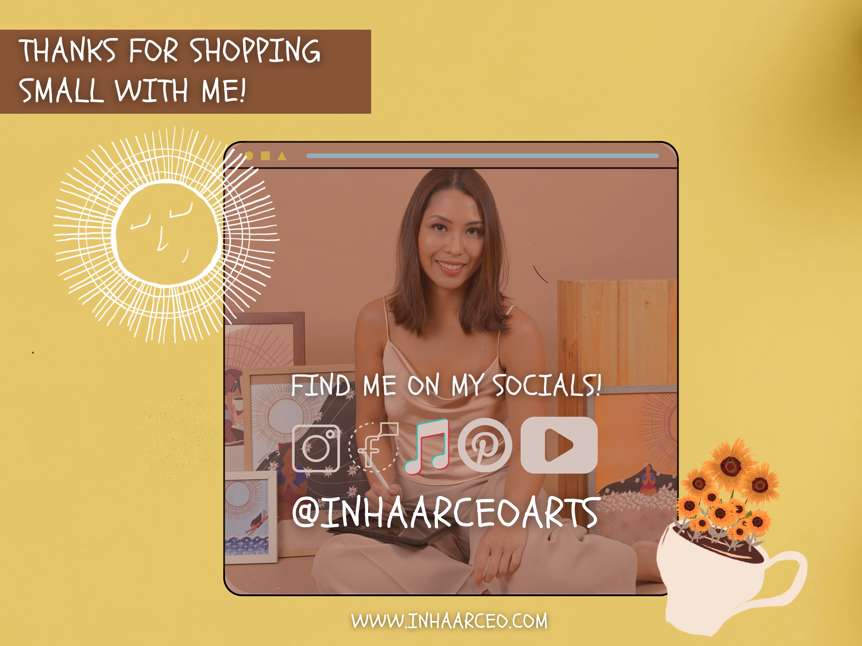 2025 Art Wall Calendar I Want to Heal and Grow (International Shipping)