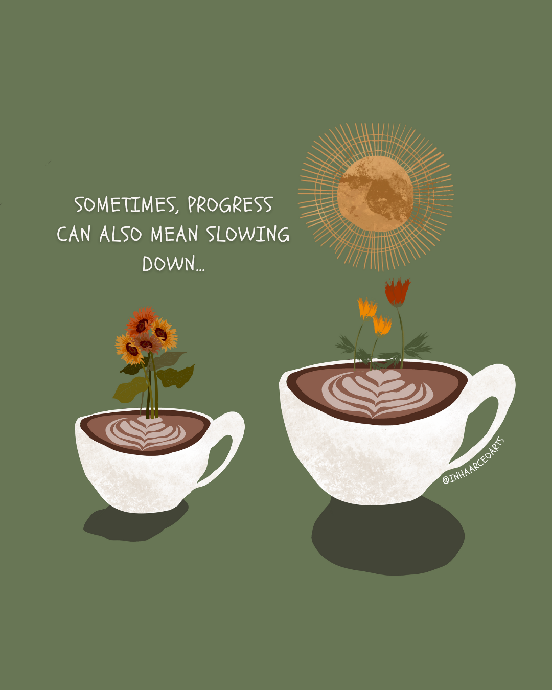 Sometimes, Progress can also mean Slowing Down