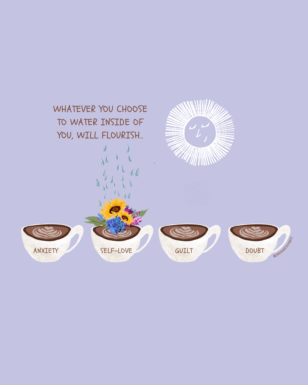 Whatever You Choose to Water Inside of You will Flourish