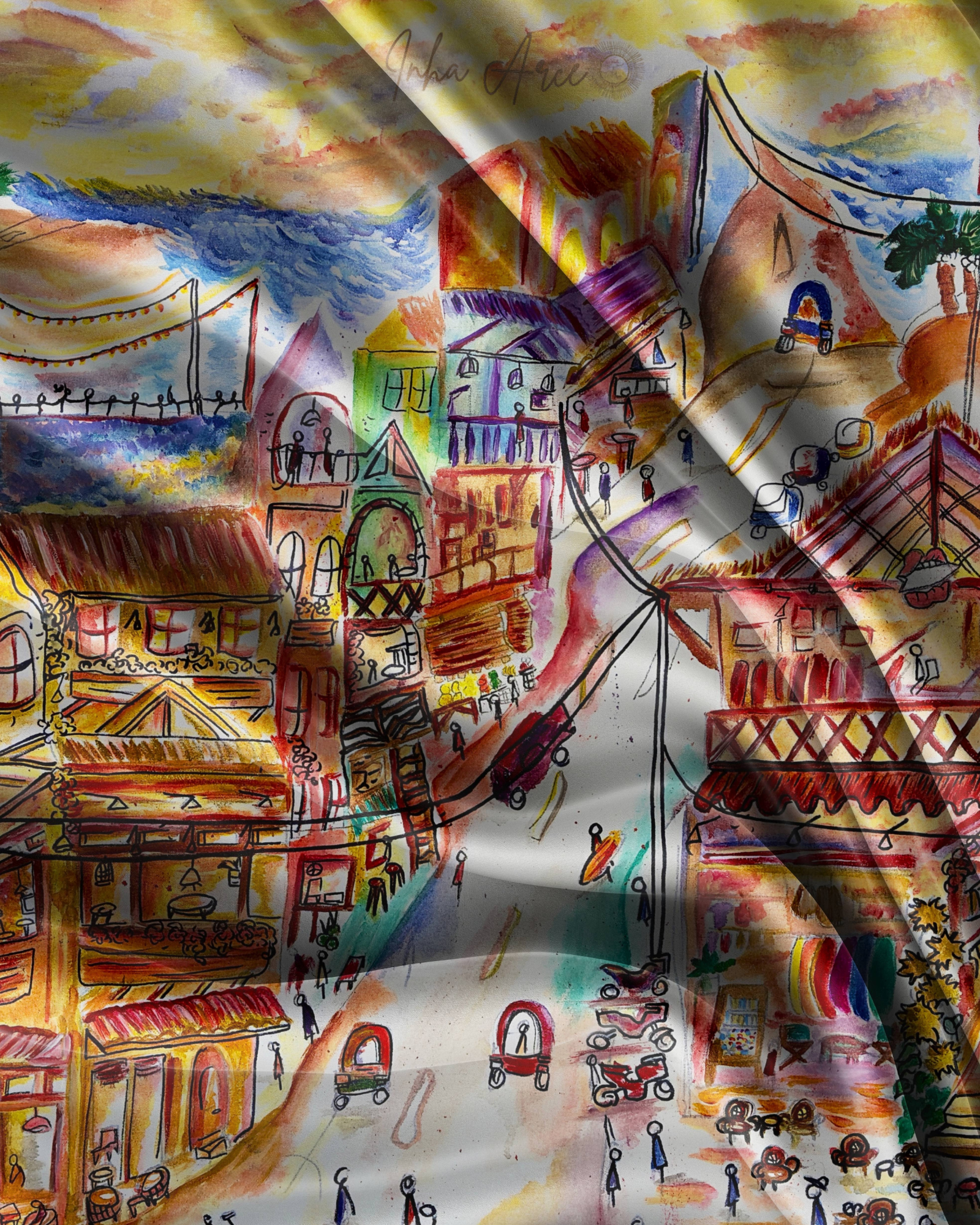 General Luna Siargao Silk Scarf