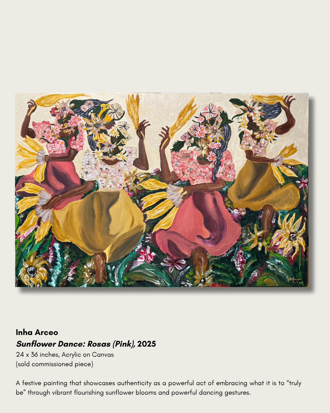 Sunflower Dance: Rosas (Pink), 2025