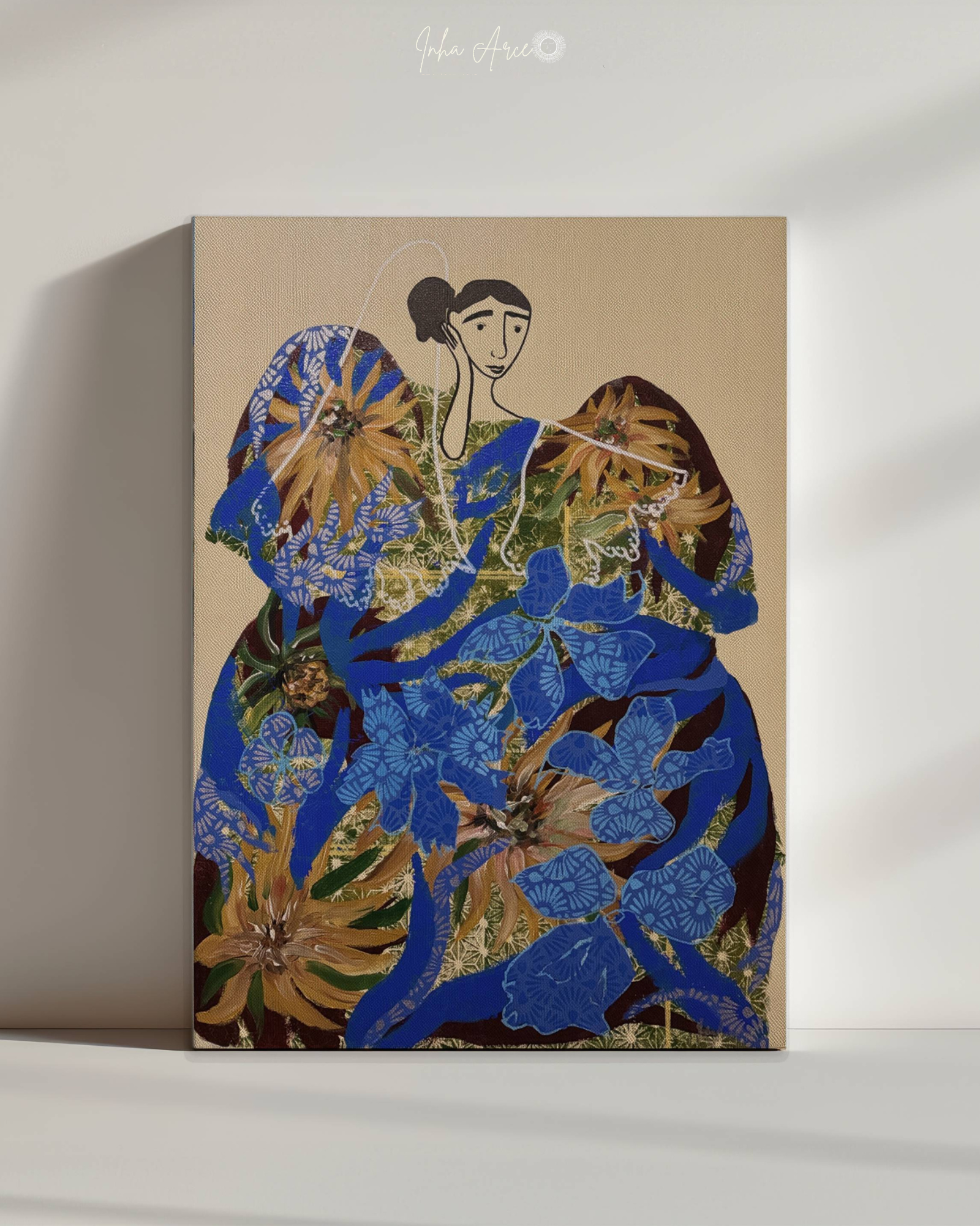 Gulat (Shock) Bottled Up Emotion Silk Scarf