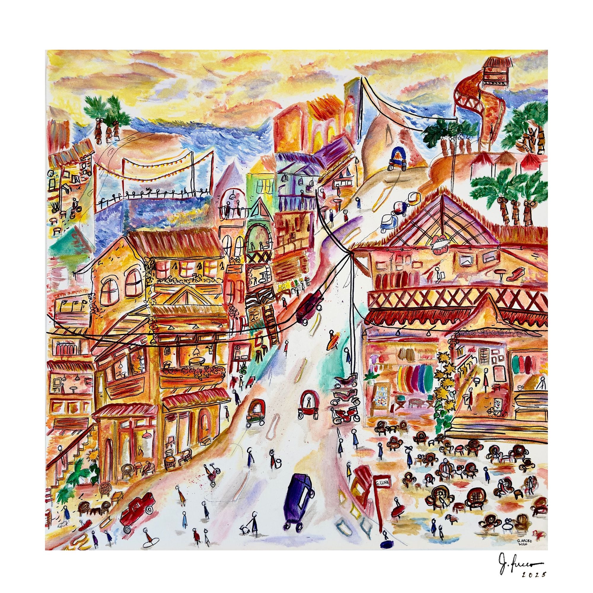 Siargao General Luna Village Poster Print (Limited Print)