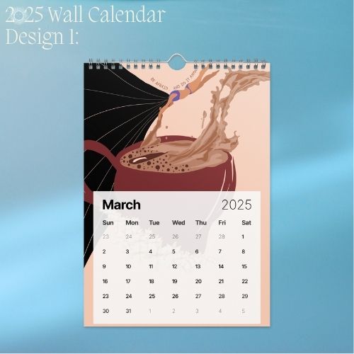2025 Art Wall Calendar I Want to Heal and Grow (Philippines Shipping)