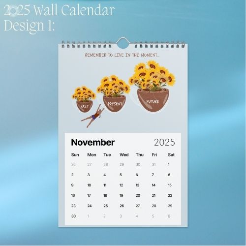 2025 Art Wall Calendar I Want to Heal and Grow (Philippines Shipping)