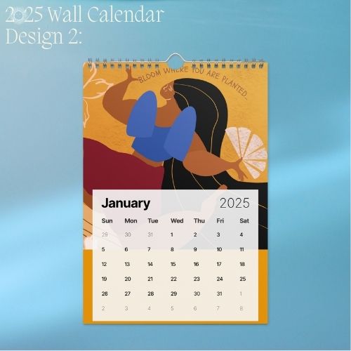 2025 Art Wall Calendar I Want to Heal and Grow (Philippines Shipping)
