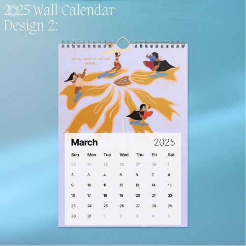 2025 Art Wall Calendar I Want to Heal and Grow (Philippines Shipping)