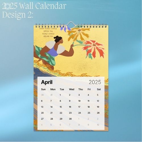 2025 Art Wall Calendar I Want to Heal and Grow (Philippines Shipping)