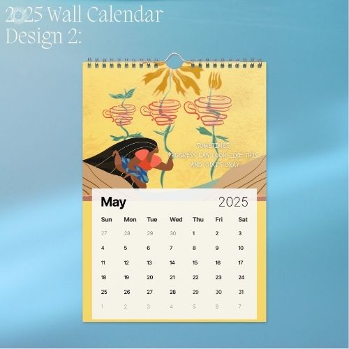 2025 Art Wall Calendar I Want to Heal and Grow (Philippines Shipping)