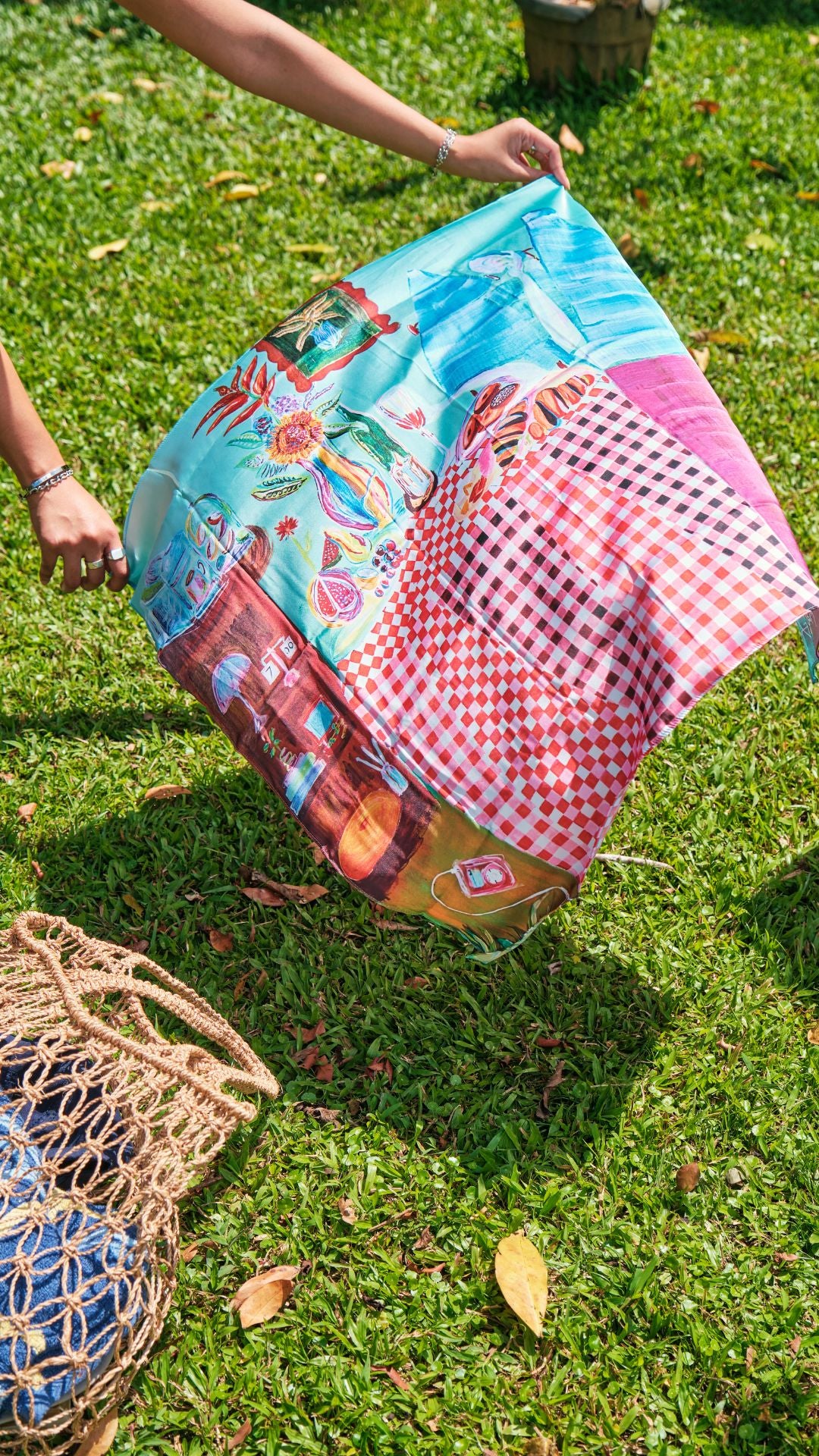 Girl Dinner Silk Scarf