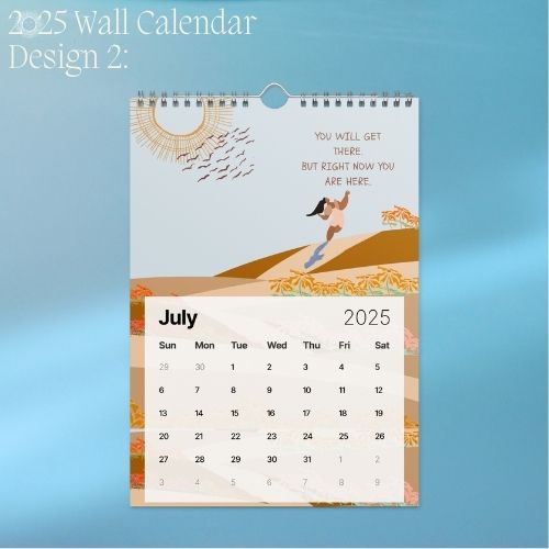 2025 Art Wall Calendar I Want to Heal and Grow (Philippines Shipping)