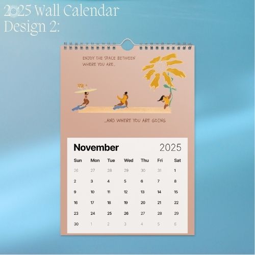 2025 Art Wall Calendar I Want to Heal and Grow (Philippines Shipping)