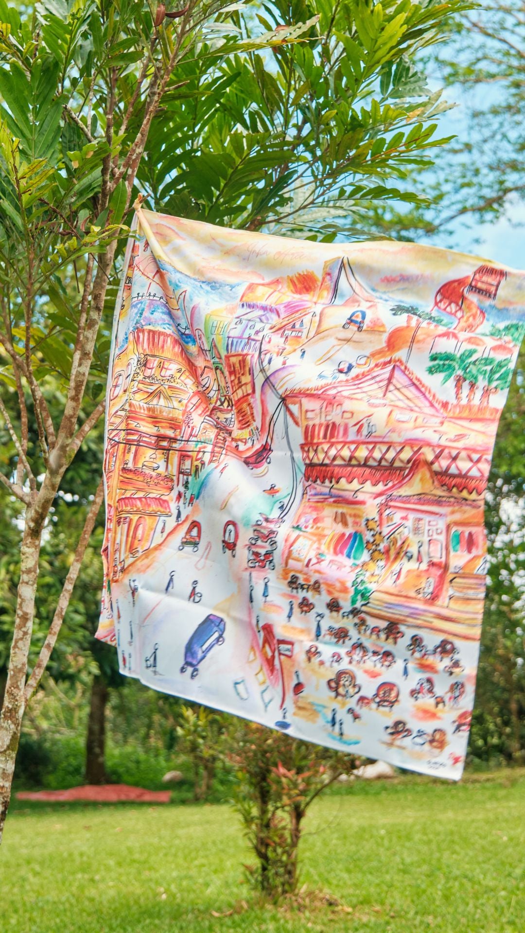 General Luna Siargao Silk Scarf
