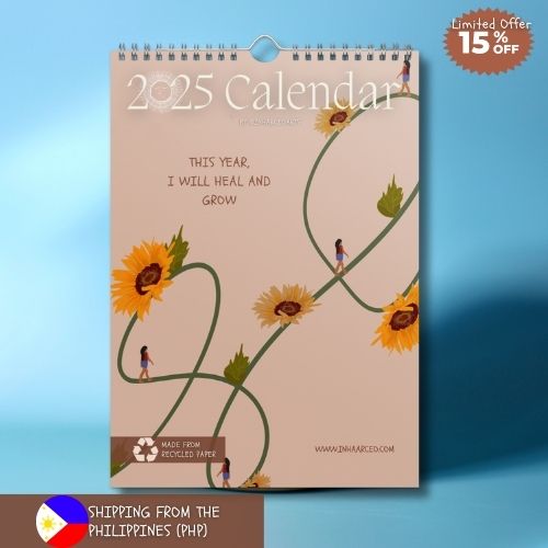 2025 Art Wall Calendar I Want to Heal and Grow (Philippines Shipping)