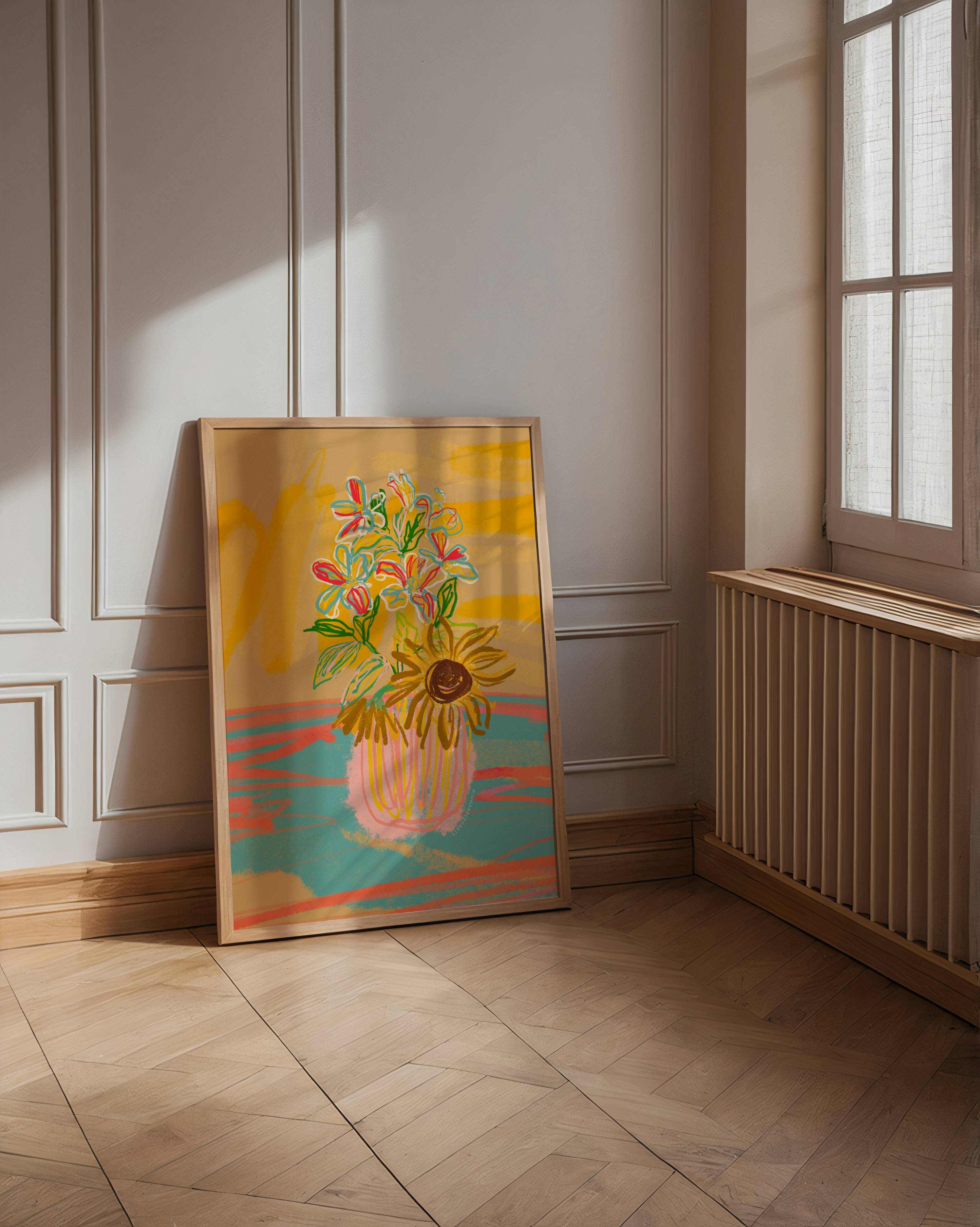 Sampaguita and Sunflower (Limited Print)