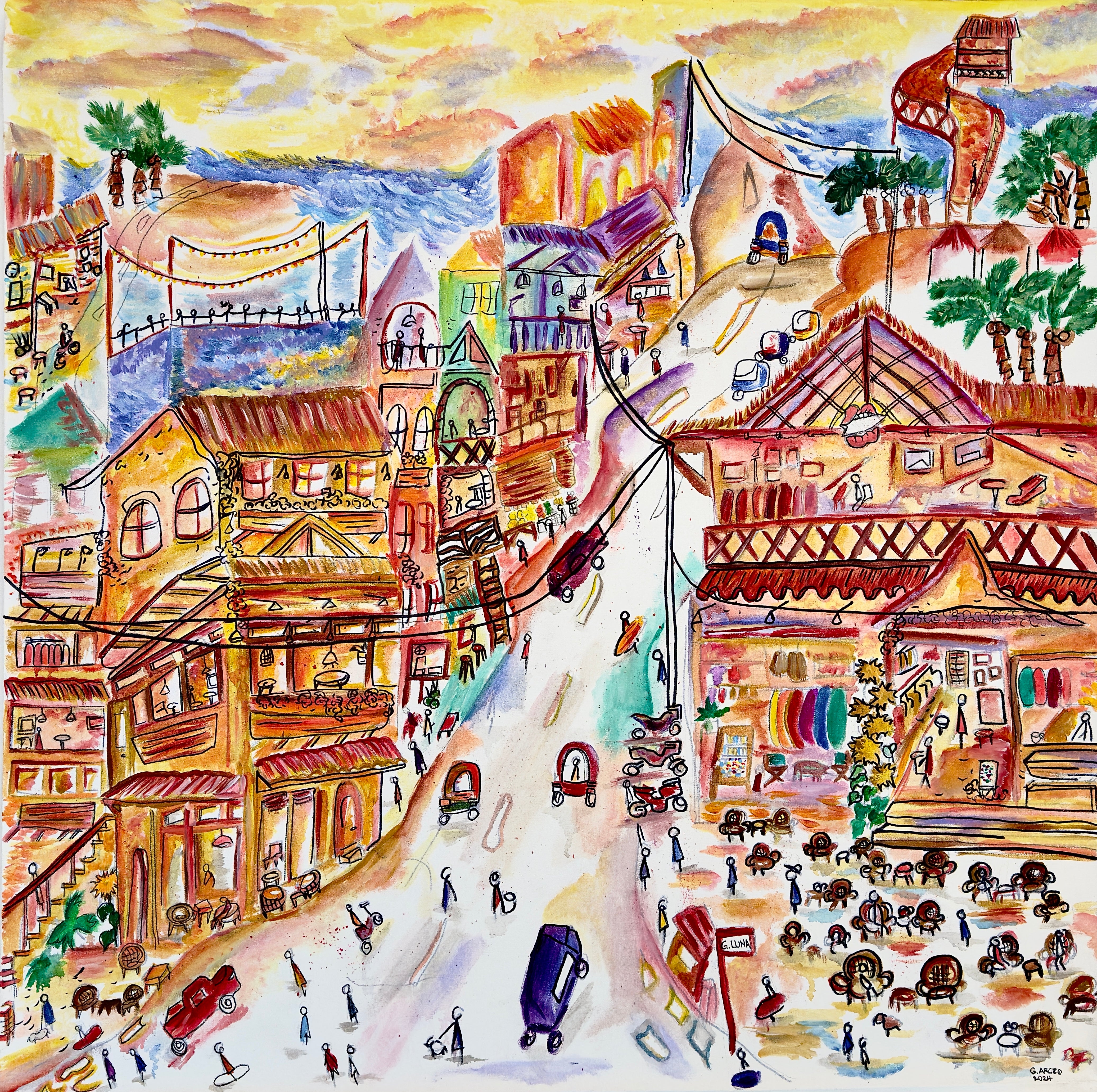 Siargao General Luna Village Poster Print (Limited Print)