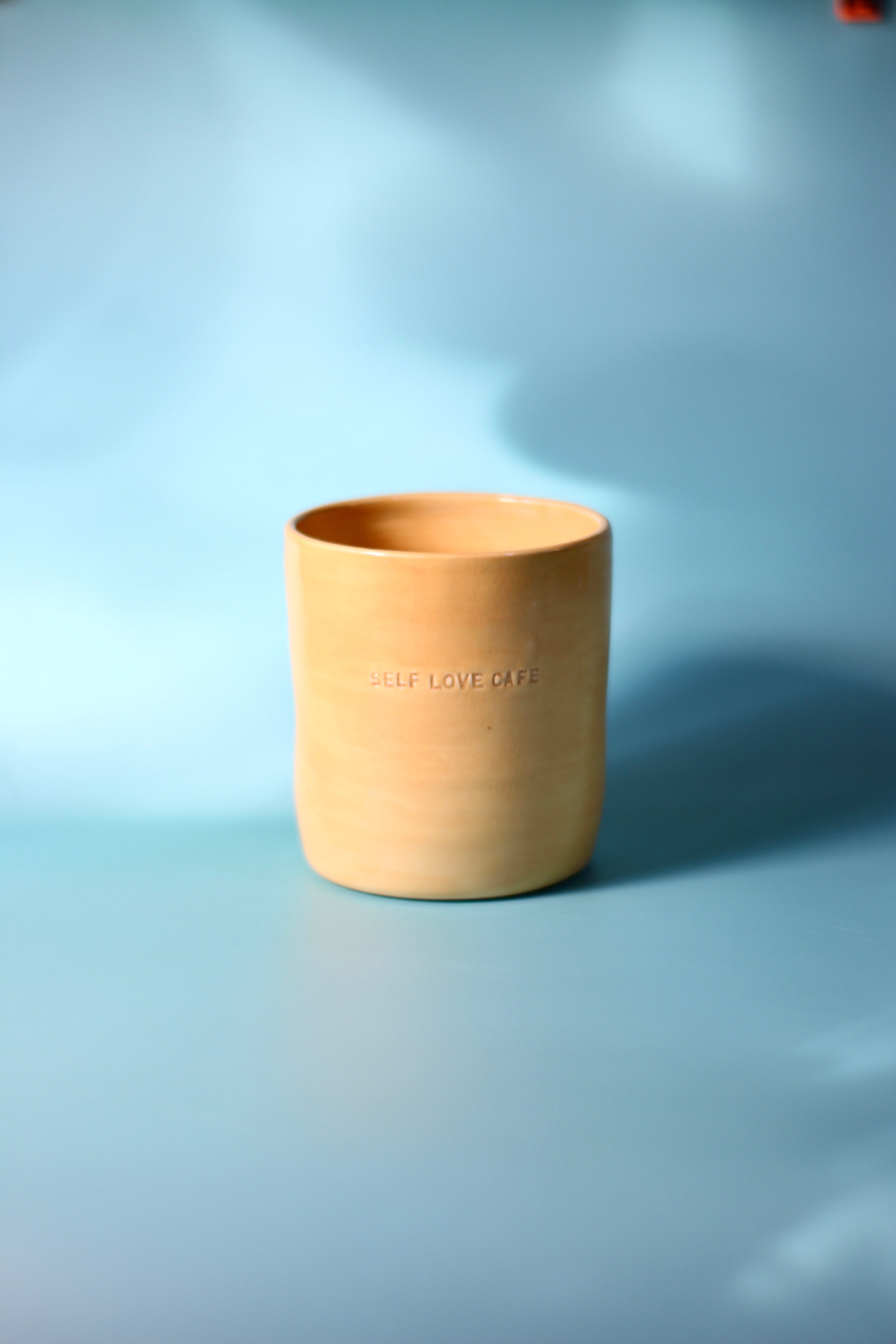 Inha Arceo Art x Mimi Cermamics Self-Love Thumb Cup Coffee Mug