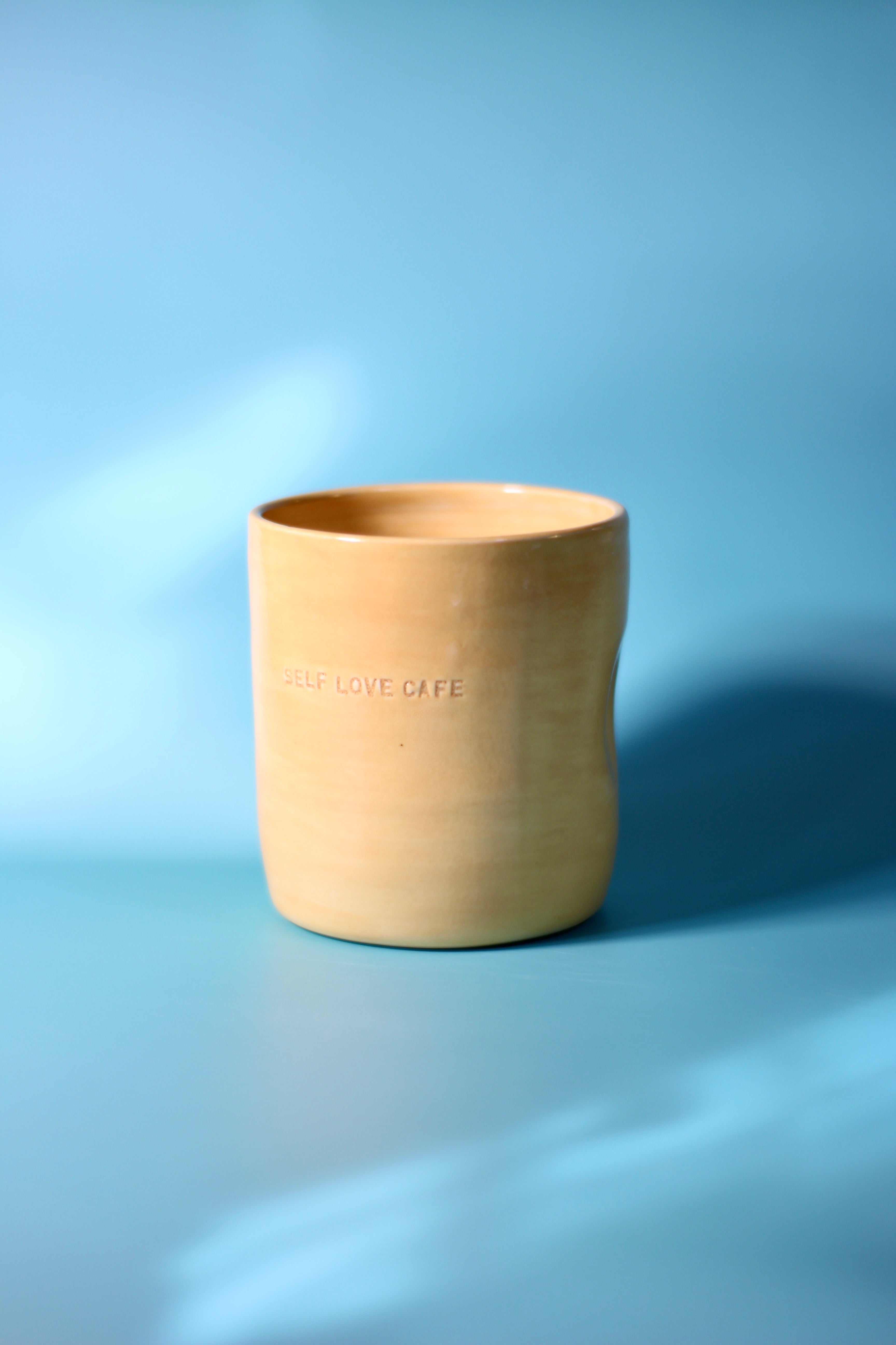 Inha Arceo Art x Mimi Cermamics Self-Love Thumb Cup Coffee Mug