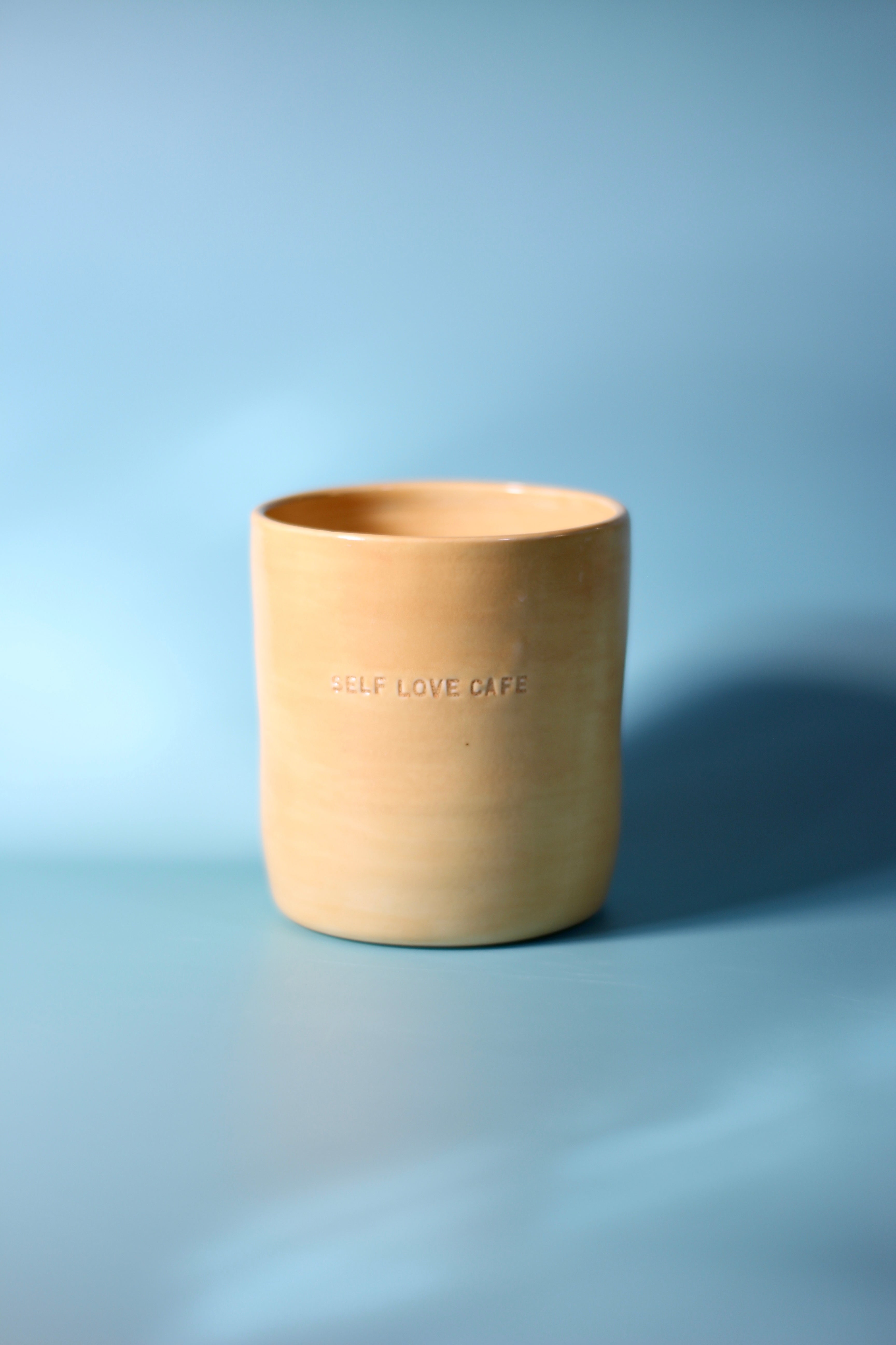 Inha Arceo Art x Mimi Cermamics Self-Love Thumb Cup Coffee Mug