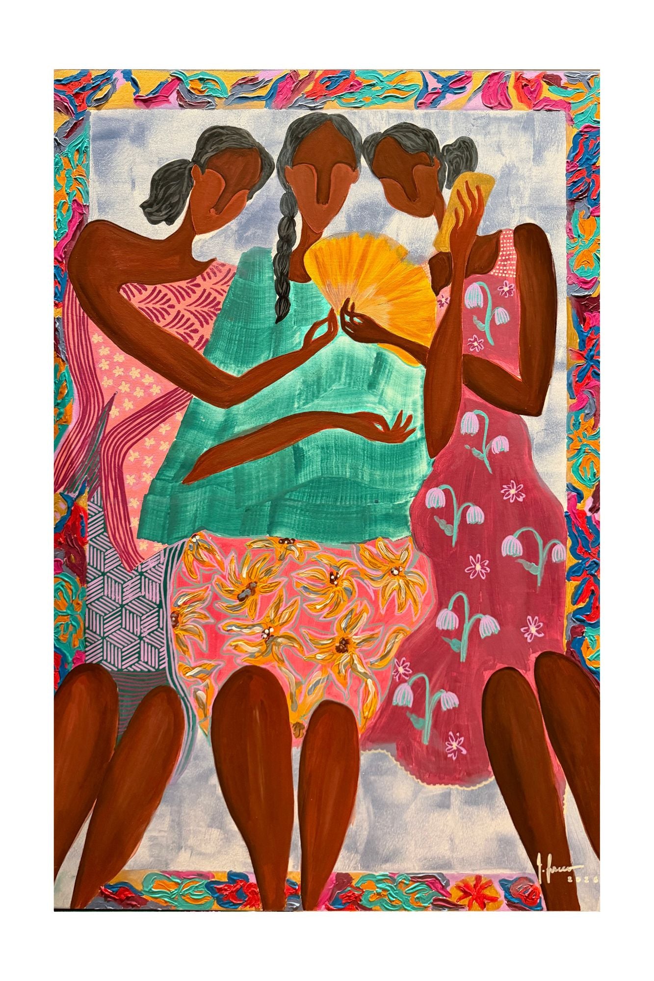 "Mga Marites" (The Gossipers) Framed Print