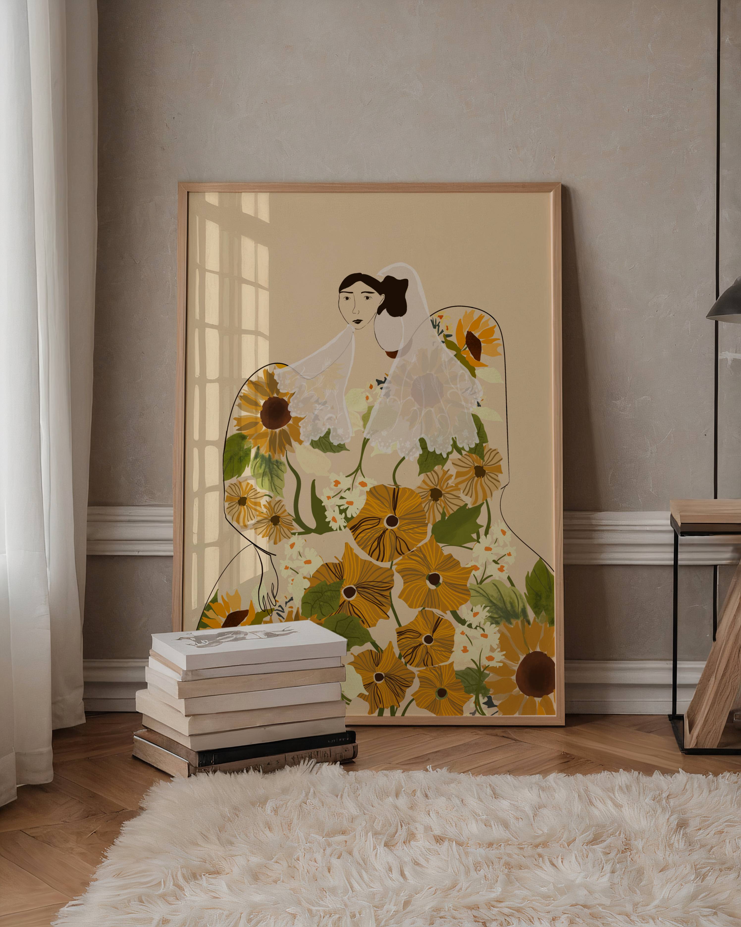 Sunflower Lady (Limited Print)
