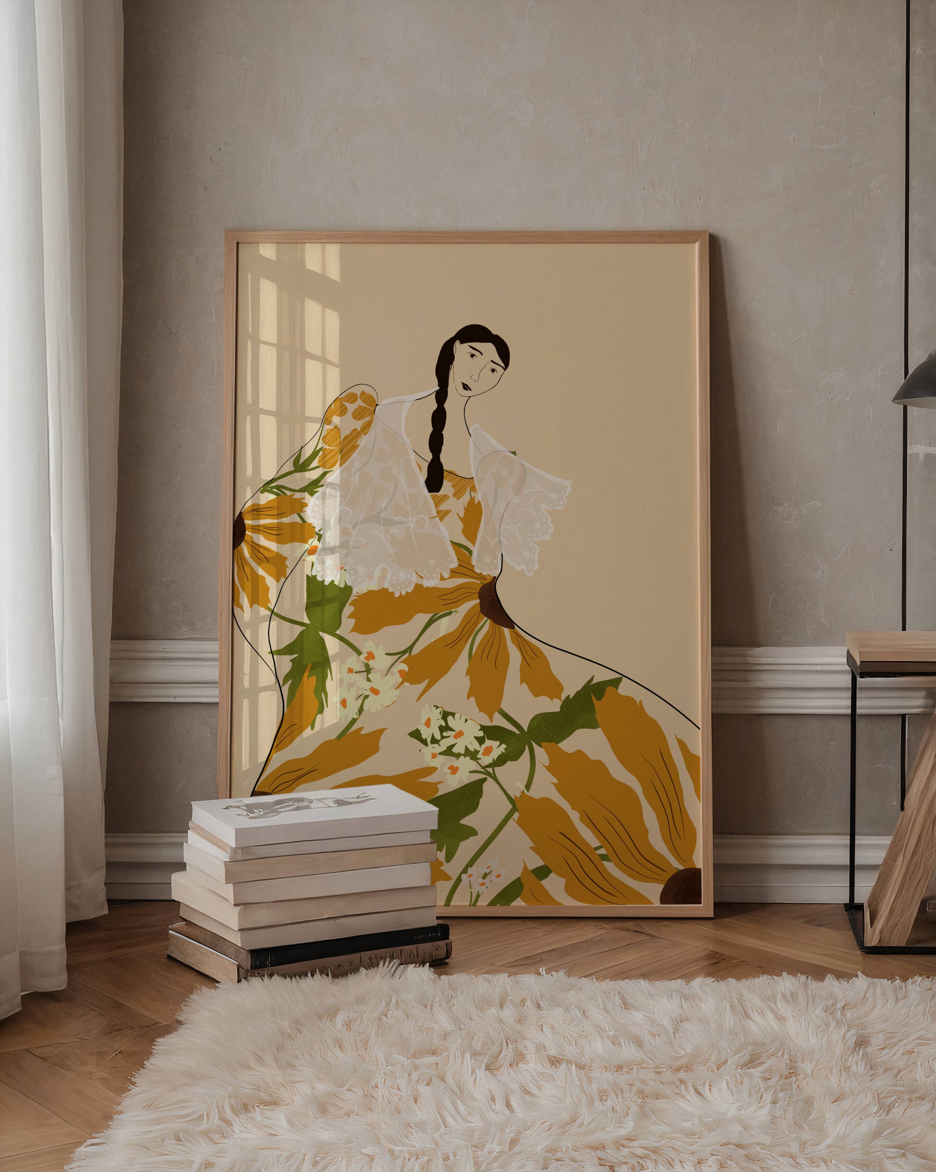 Sunflower Lady (Limited Print)