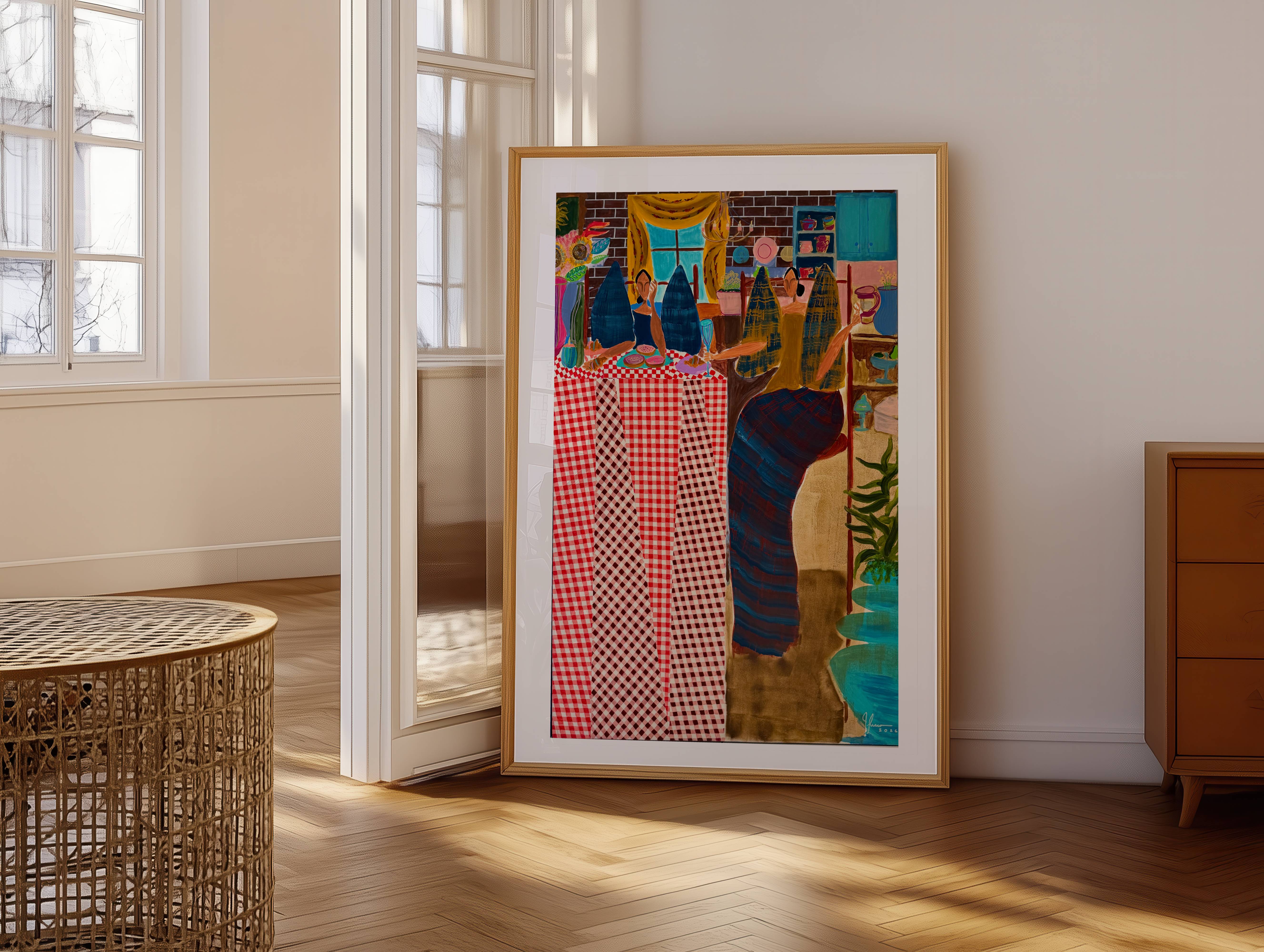 Friends Part 2 Framed Print