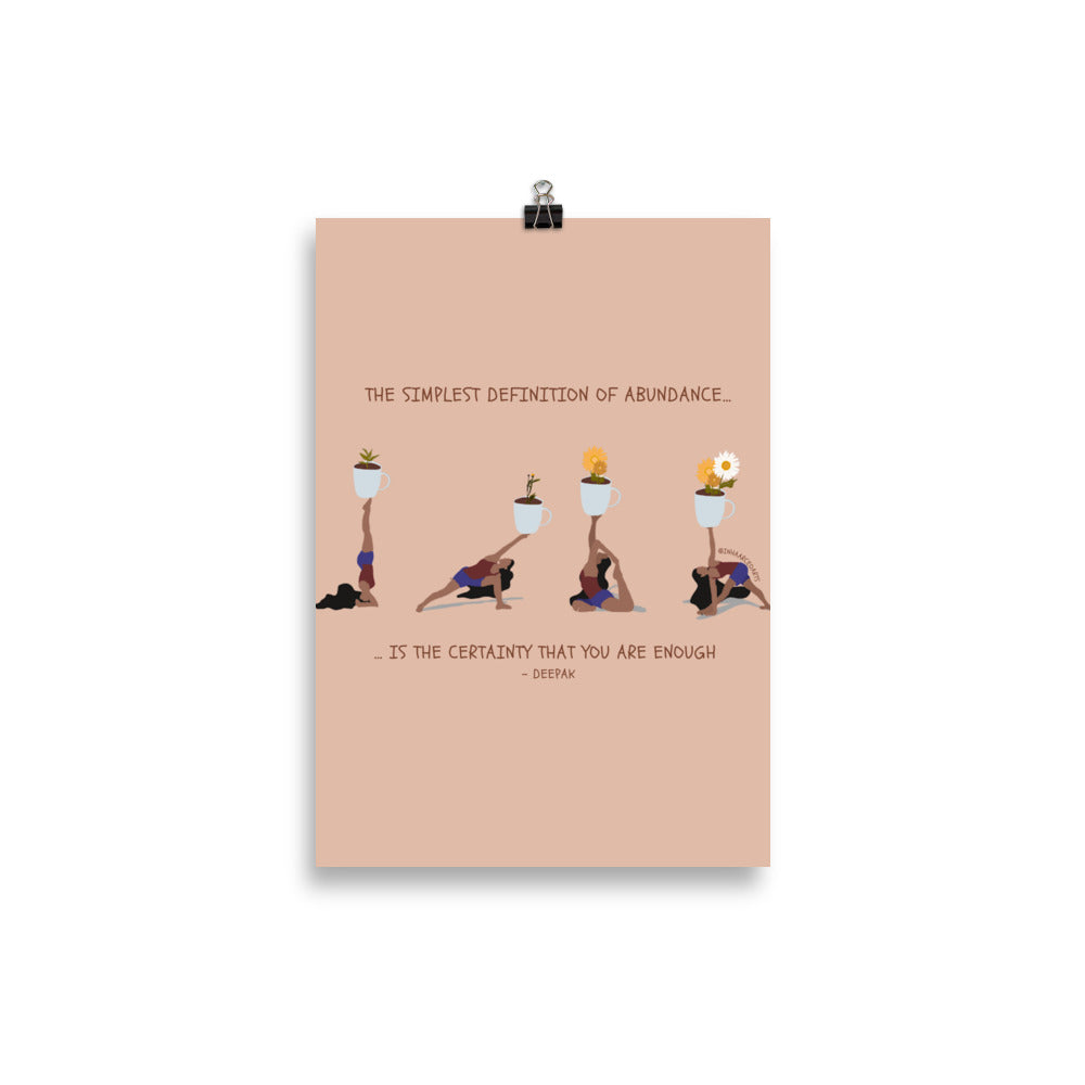 The Simplest Definition of Abundance is the Certainty that You're Enough