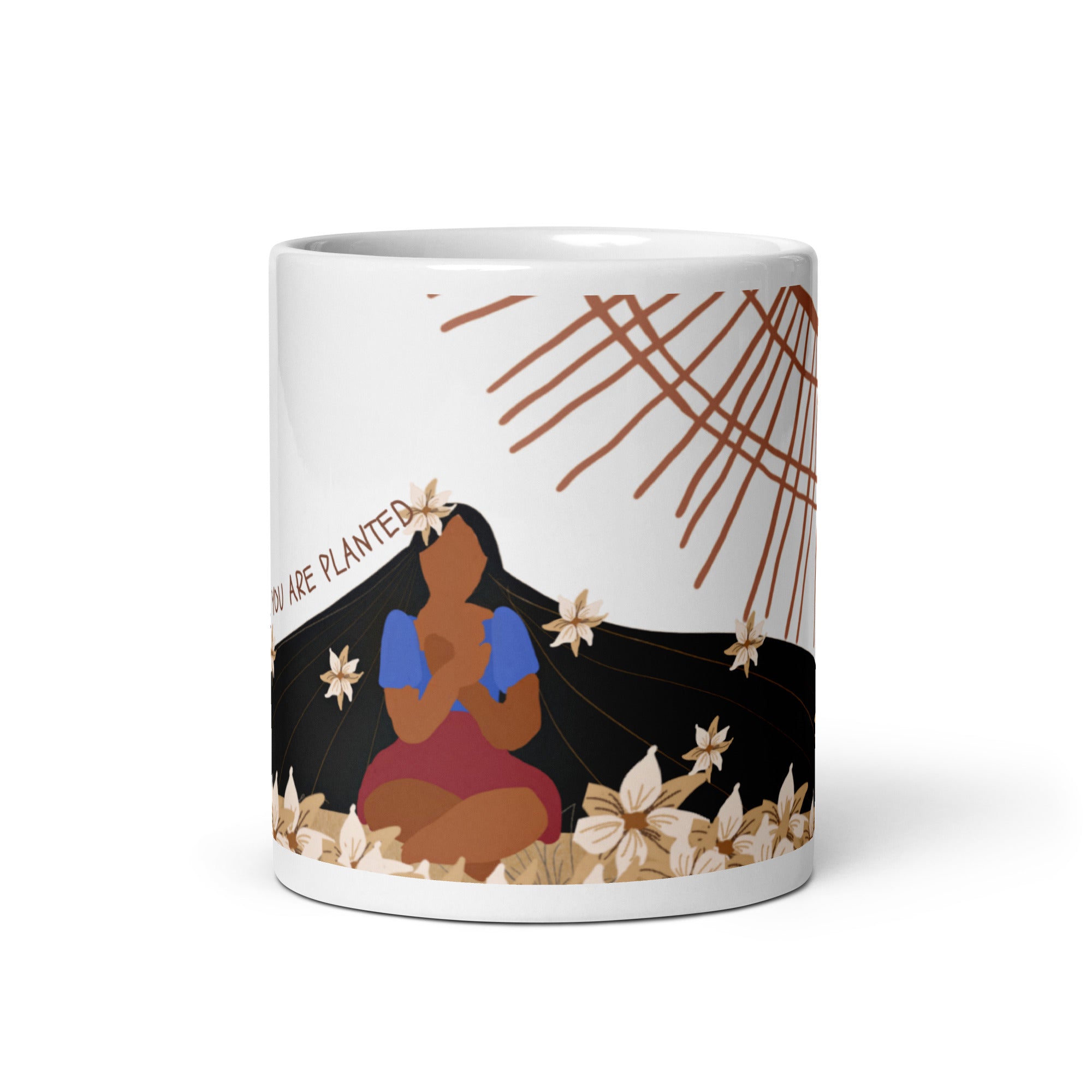 Bloom Where You Are Planted Handmade Mug